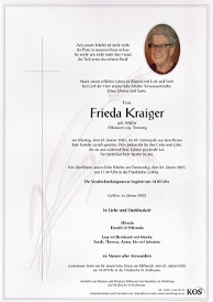 Frieda Kraiger